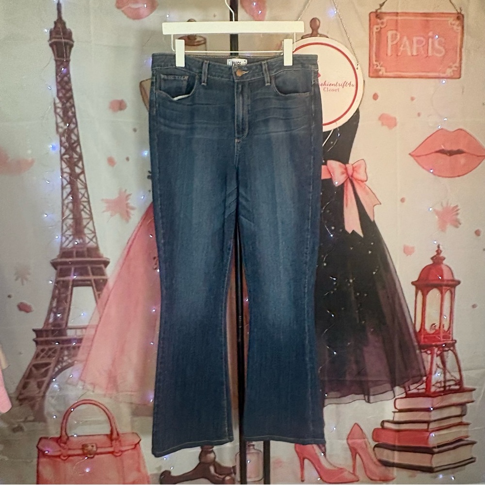 Paige Denim High Rise Bell Canyon Size 32 - Picture 2 of 10